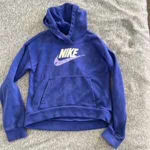 Youth large purple Nike hoodie